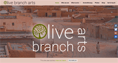 Desktop Screenshot of olivebranch-arts.com